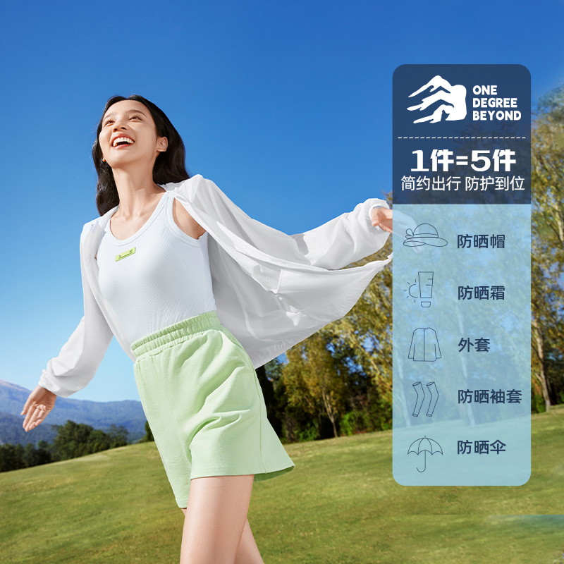 小树荫丨361°防晒衣女薄款冰丝遮热防紫外线运动外套防晒服高清大图