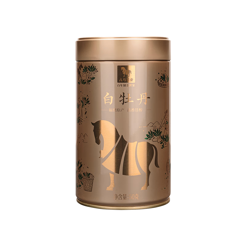 八馬茶業 品韵福鼎白茶白牡丹50g高清大图