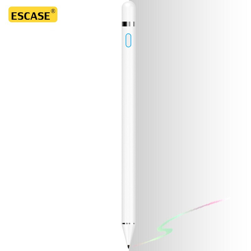 ESCASE ipad电容笔 微软surface pen触控笔apple pencil华为平板matepad pro通用触屏手写笔 ES01尊享水晶白
