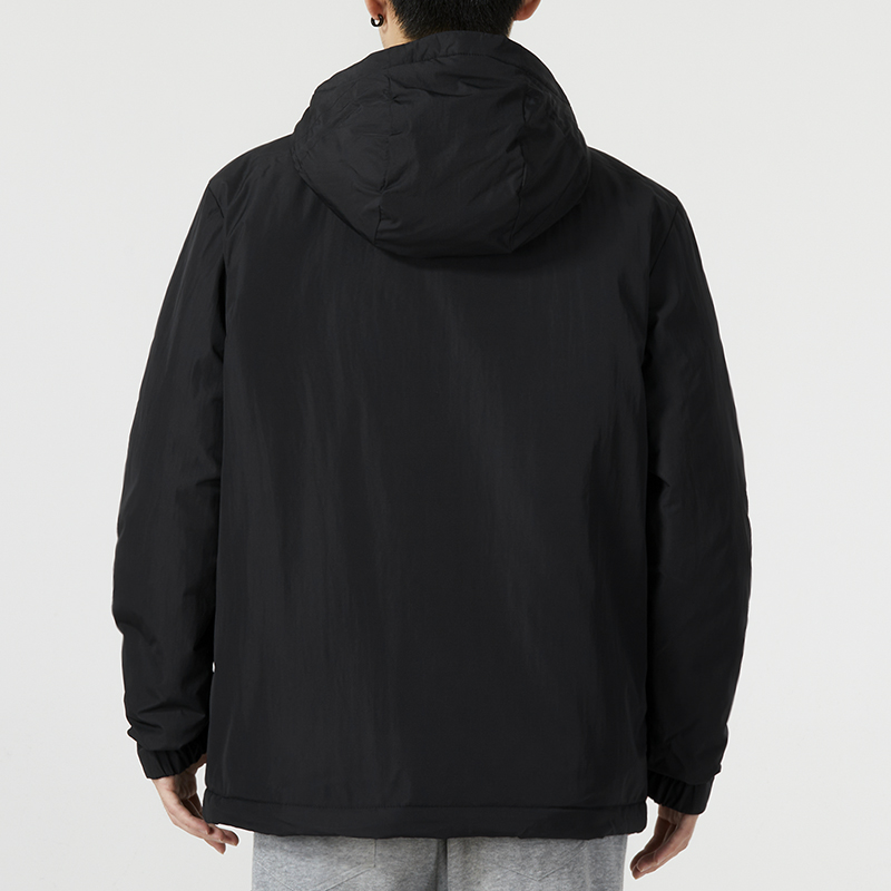 阿迪达斯 (adidas)男装棉服新款运动服三条纹夹克保暖防风休闲连帽外套IP2537 ZP高清大图