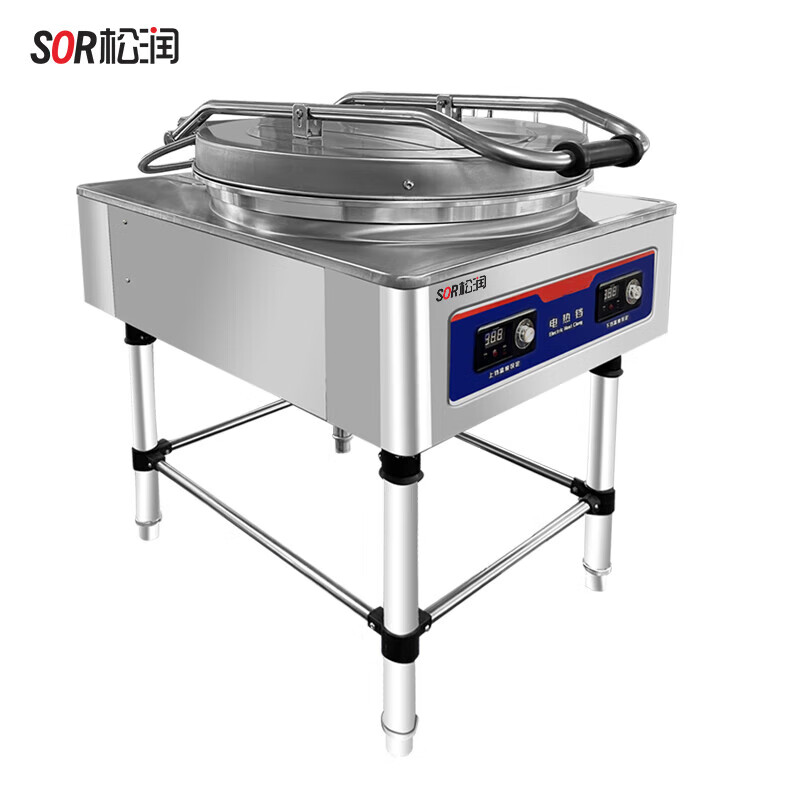 松润(SOR)商用电饼铛双面加热烙饼机上下铛独立控温SCT-Q2201A 不锈钢色 单位:台高清大图