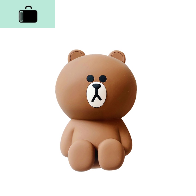 2020新款Q版大熊可爱流行包包硅胶时尚斜挎包卡通零钱包少女背包NEW LAKE高清大图