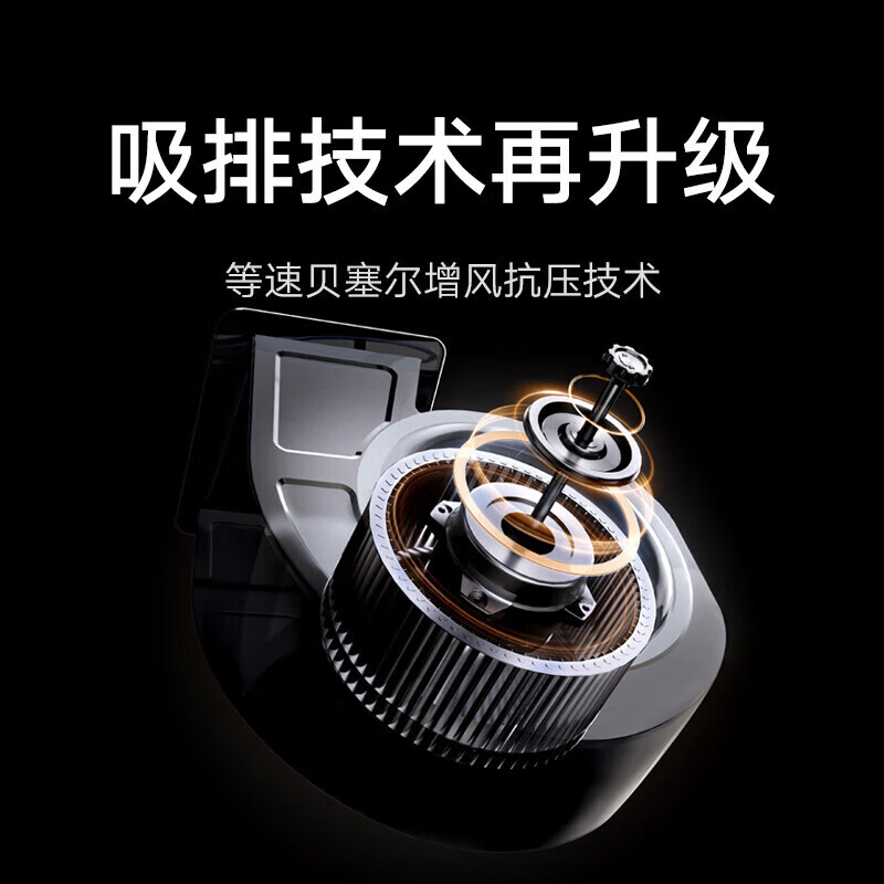 米家小米智能欧式吸油烟机S2 家用CXW-260-MJ01C顶吸式23立方大吸力小尺寸抽油烟机自清洁烟灶联动以旧换新高清大图