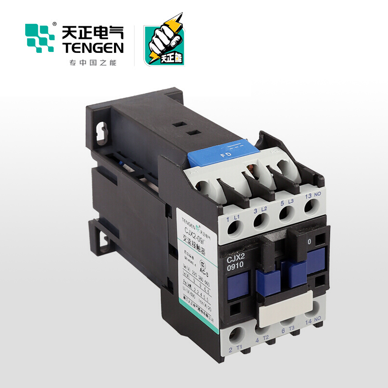 天正电气 CJX2-0910 36V 3NO 1NO 9A 交流 50/60Hz 3P 02010070024 交流接触