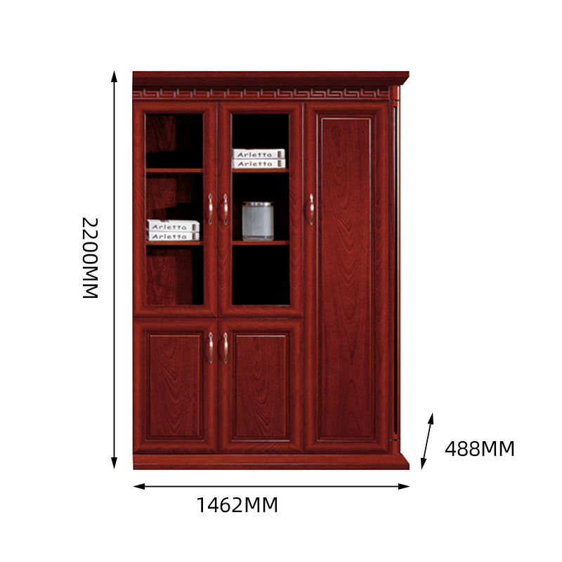初嘉(CJ)CJ4052403 木质文件柜 三门 1462*488*2200mm(单位:台)高清大图