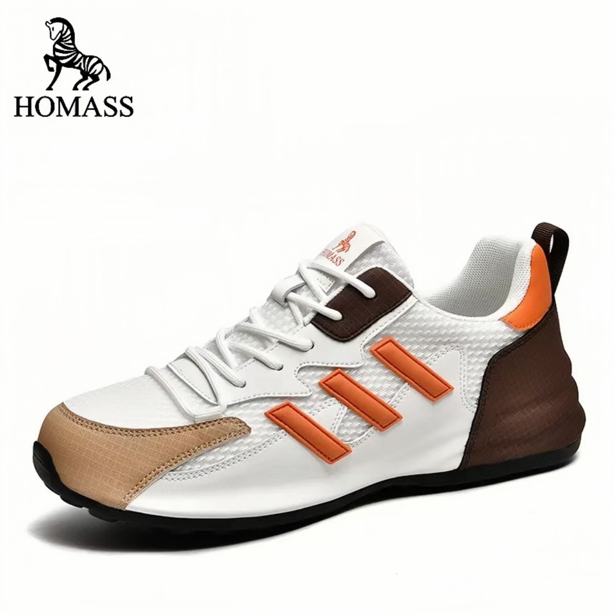 白水母男鞋透气时尚轻奢休闲运动鞋内增高男女同款鞋010高清大图