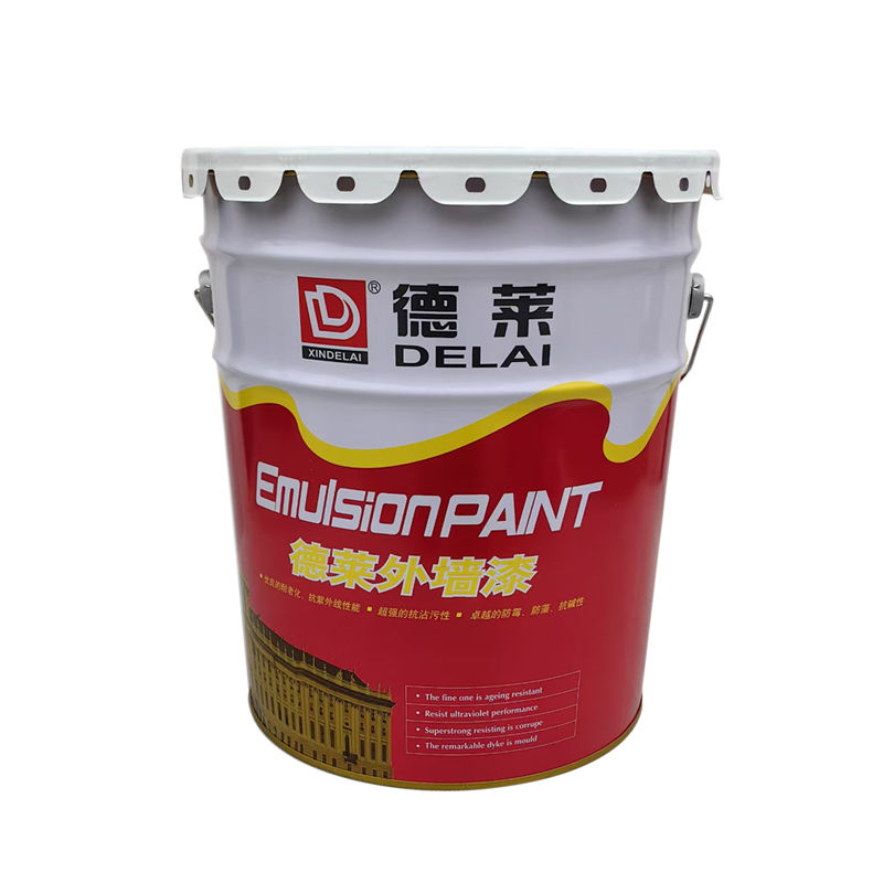 XINDELAI德莱涂料 水性环保外墙乳胶漆/白色 25kg 桶