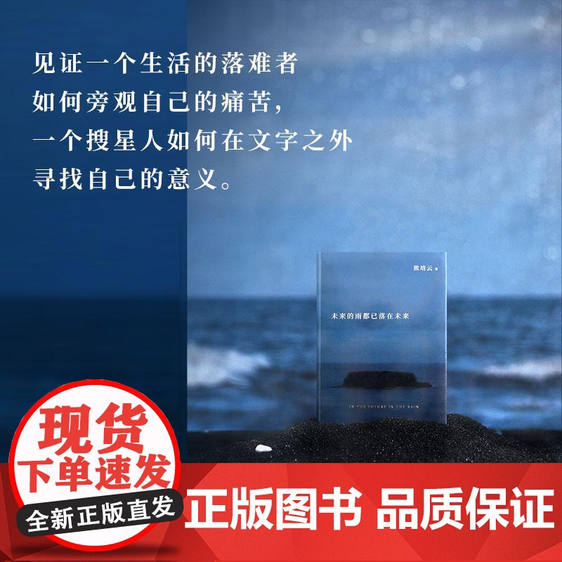未来的雨都已落在未来 熊培云文津奖得主熊培云沉思众我之我新作探讨生命的诗意与星辰湖南文艺文学散文随笔书籍高清大图