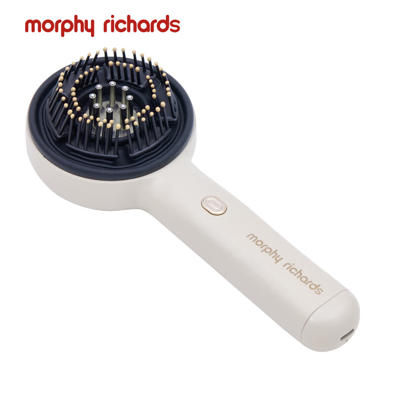 摩飞(MORPHYRICHARDS)头皮智能按摩梳 头部按摩仪器纯钛保温杯 知心礼套组MR3128&TB1120-9高清大图