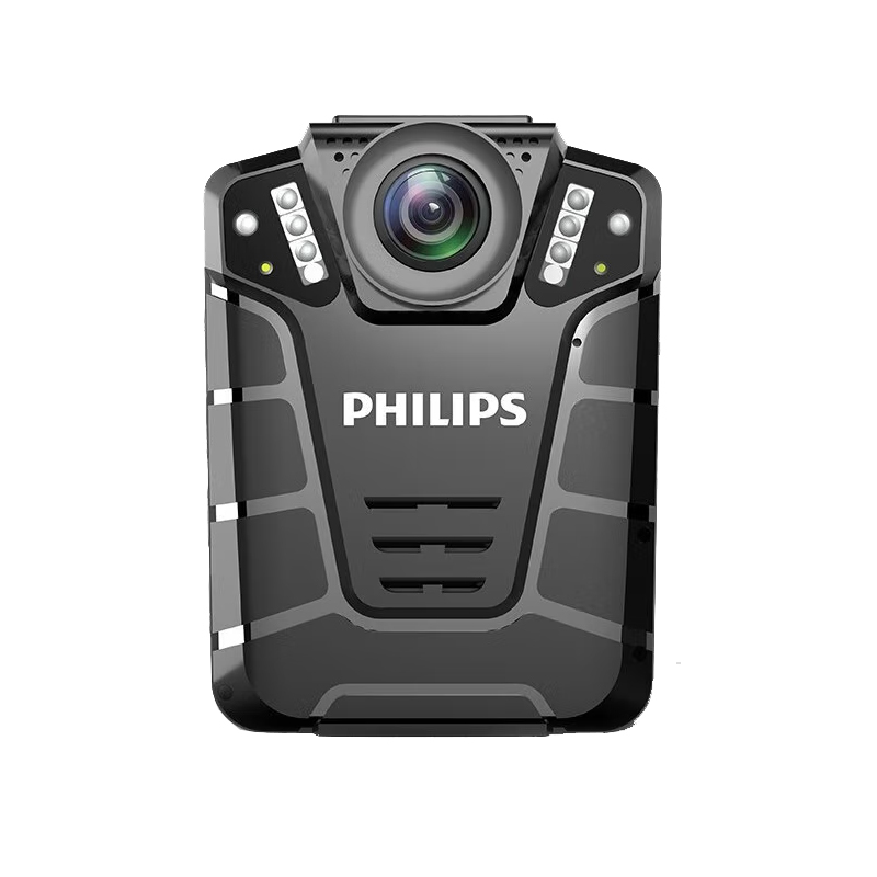 飞利浦(PHILIPS)VTR8110 64G视频记录仪高清红外夜视现场记录仪摄像机随身60帧记录仪 防水IP68级
