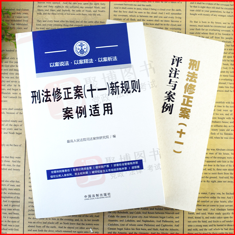 [正版]2021书 刑法修正案(十一)评注与案例 刑法修正案(十一)新规则