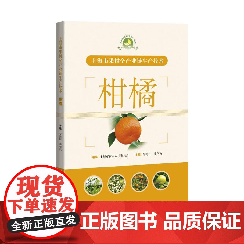 上海市果树全产业链生产技术柑橘 上海科学技术出版社高清大图
