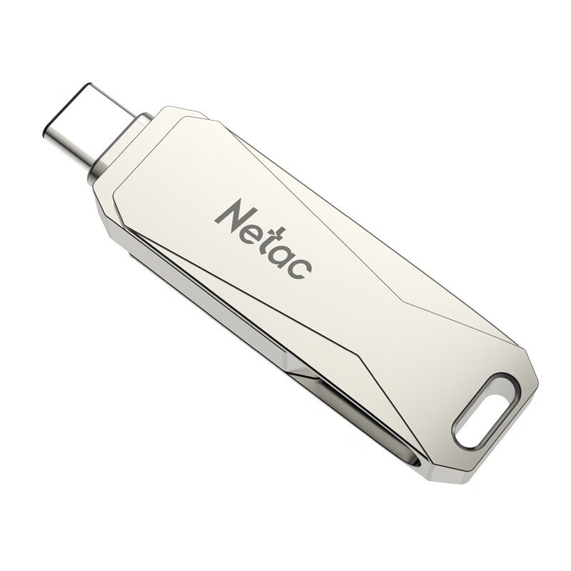 朗科 U盘 G473 64G USB3.0 Type-C 金属浅灰色 PXSXM高清大图