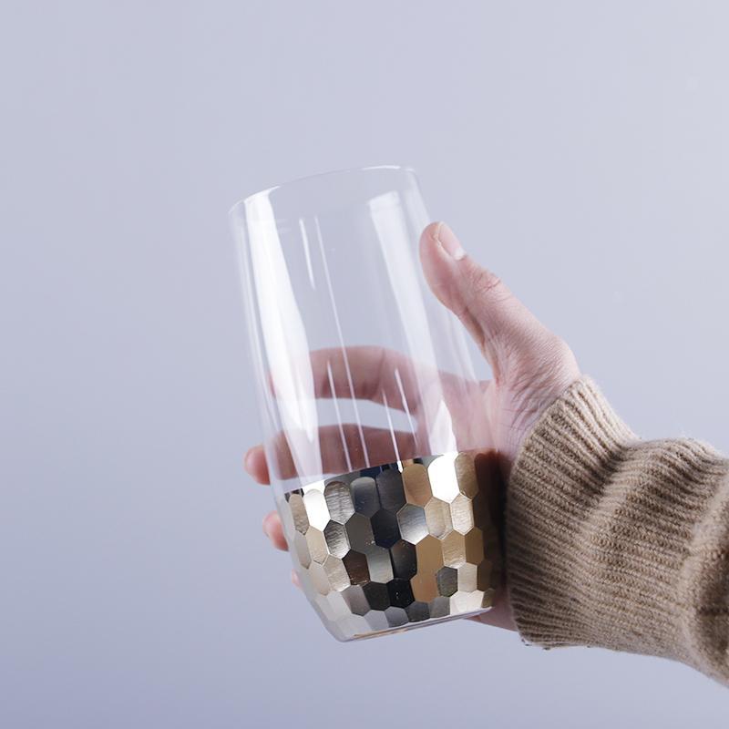 日式创意玻璃杯一家三口漱口杯家用卫生间洗漱杯牙缸水杯子情侣杯