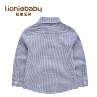 拉里宝贝Lioniebaby童装儿童衬衫宝宝时尚休闲长袖衬衫2020春装新款男童L01WS012