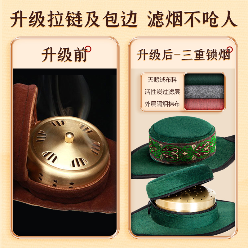 艾灸盒随身灸家用熏蒸仪盒子艾灸柱罐无烟器具腰带官方旗舰店正品高清大图
