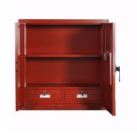 文件柜单节带斗-木纹-国宝锁1.2mm