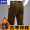 啄木鸟纯棉灯芯绒男裤休闲裤秋冬款加绒加厚直筒新款男士条绒裤子