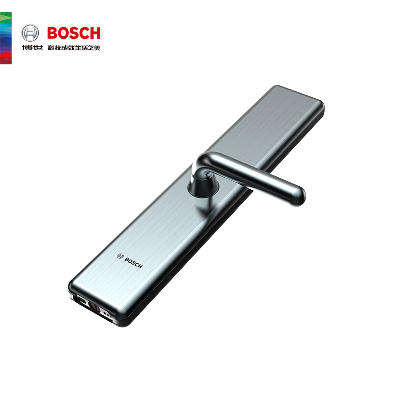 博世（BOSCH）ID80 指纹锁智能锁家用防盗门锁门禁指纹密码锁 C级锁芯自动滑盖门锁 星空蓝