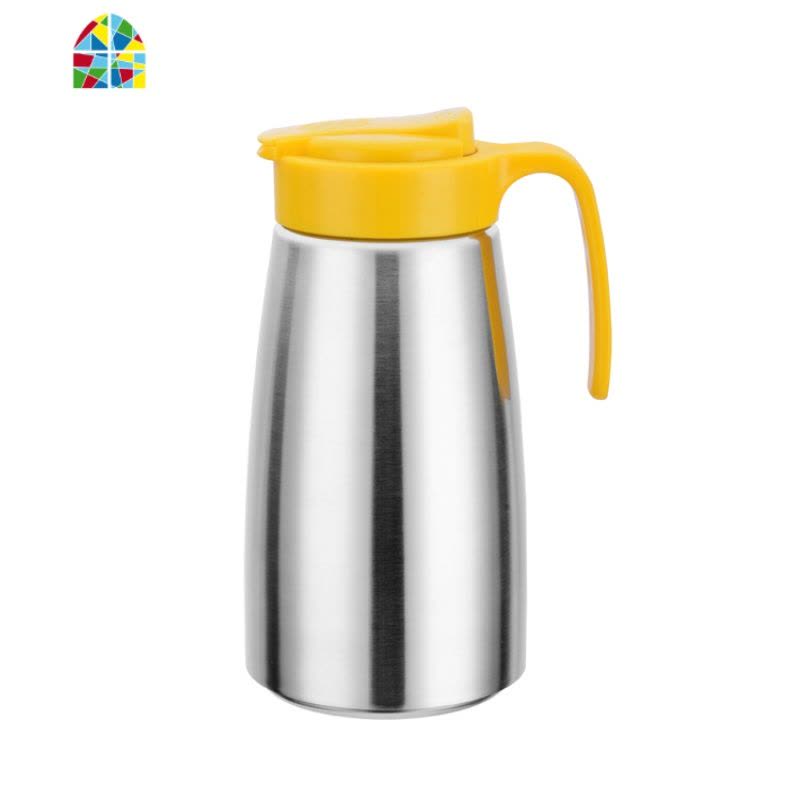 冷水壶不锈钢304加厚家用饮水壶韩式马卡龙色壶学生宿舍凉水壶 FENGHOU 阳光橙彩色304不锈钢水壶图片