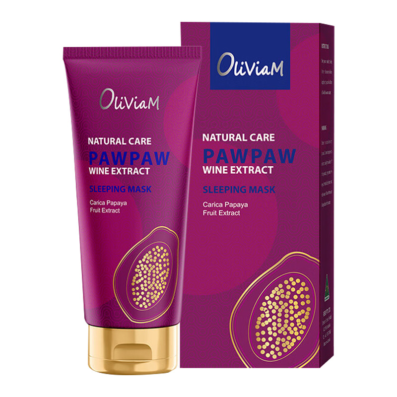 OLIVIAM澳莉维亚晚安面膜轻盈顺滑保湿水润木瓜红酒100ml