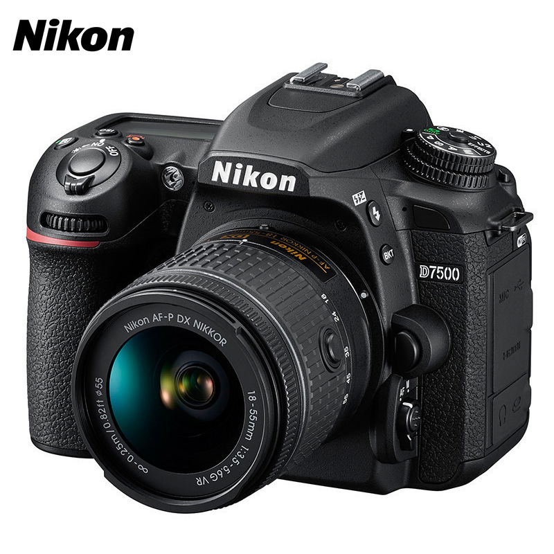 尼康(Nikon)D7500(18-55mm )中高级数码单反相机单镜头套机 约2088万有效像素 可旋转触摸屏高清大图