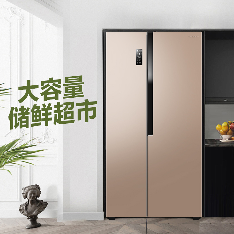 容声(Ronshen)589升 对开门电冰箱 双开门矢量双变频 大容量风冷无霜节能36db低噪