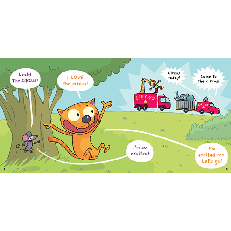 正版新书]大脸猫和卷尾鼠:收获好情绪(法)斯蒂芬·胡萨尔,(法)高清大图