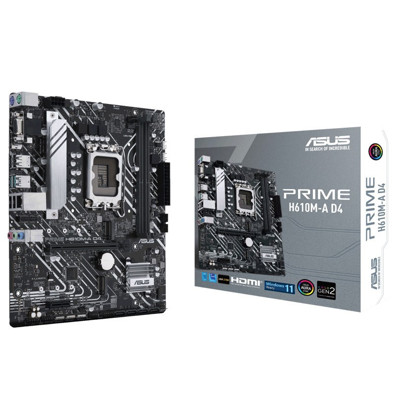 华硕(ASUS) PRIME H610M-E D4 主板 支持双M.2固态