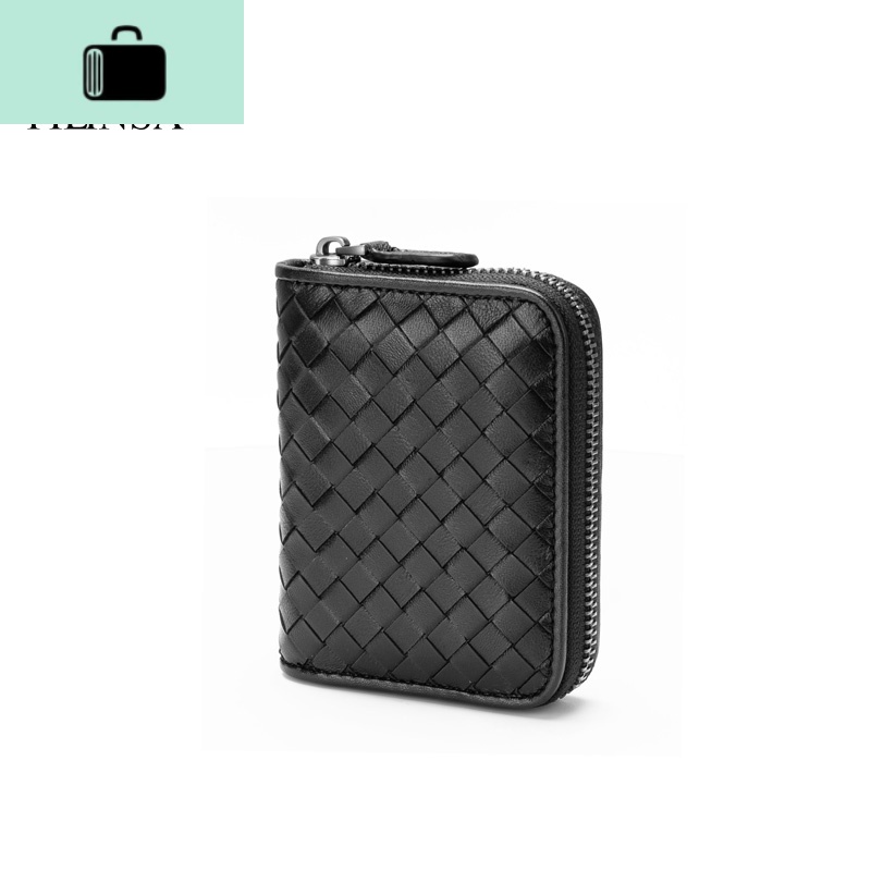 编织零钱包女钱包短款男迷你零钱袋皮夹卡包女式小巧名片夹卡片包NEW LAKE高清大图