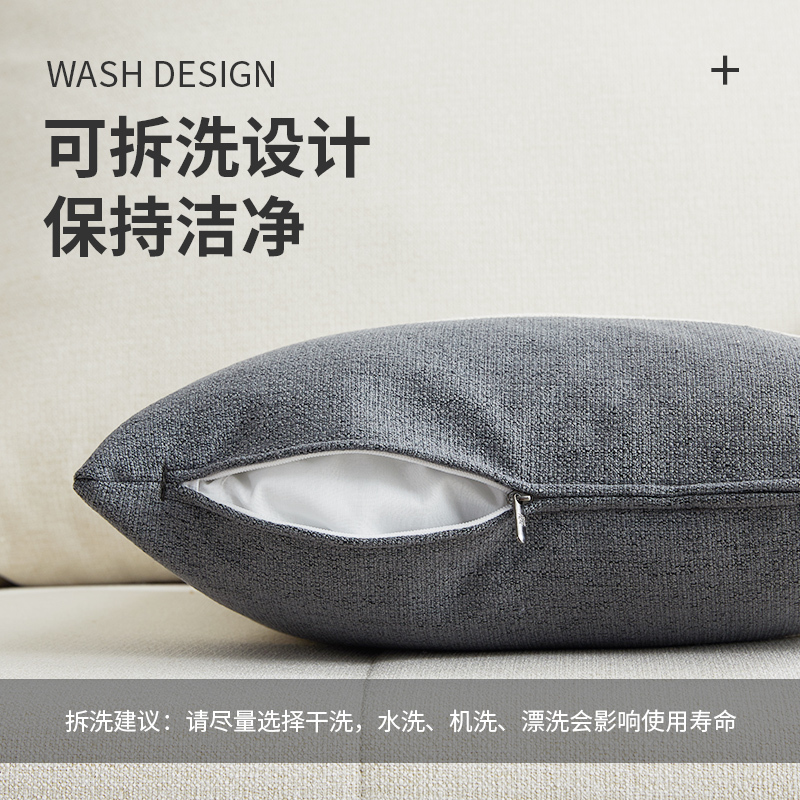 左右沙发布艺沙发床客厅多功能两用可拉伸沙发床北欧现代简约小户型三人布艺沙发家具5083