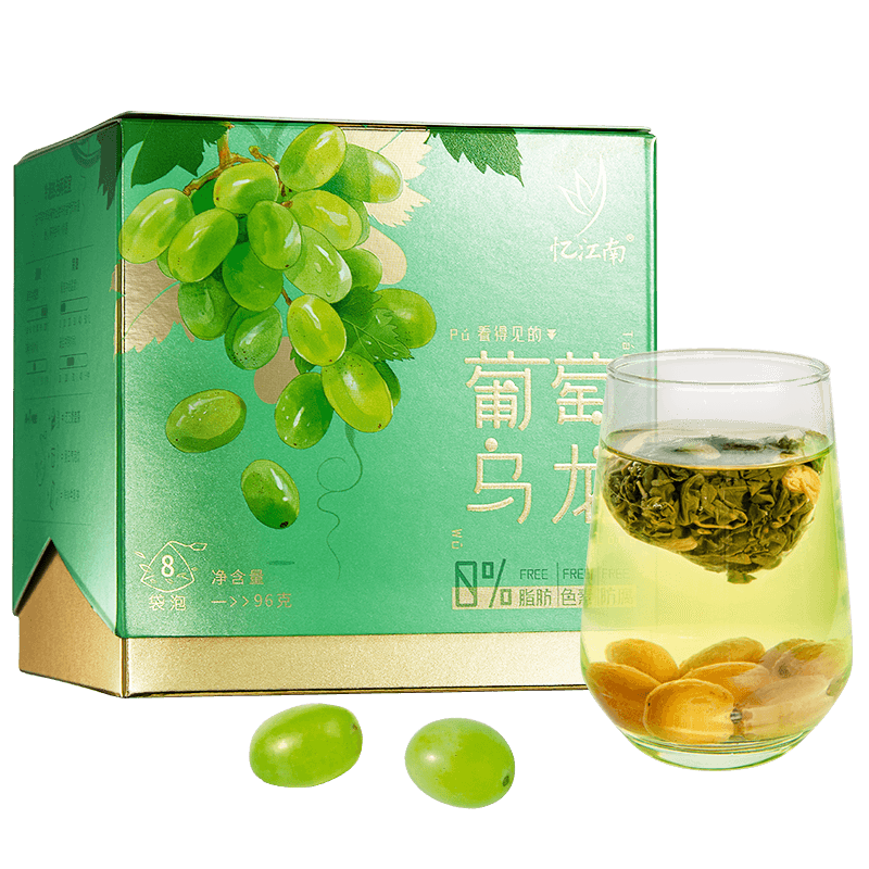 忆江南 葡萄乌龙茶96克*高清大图