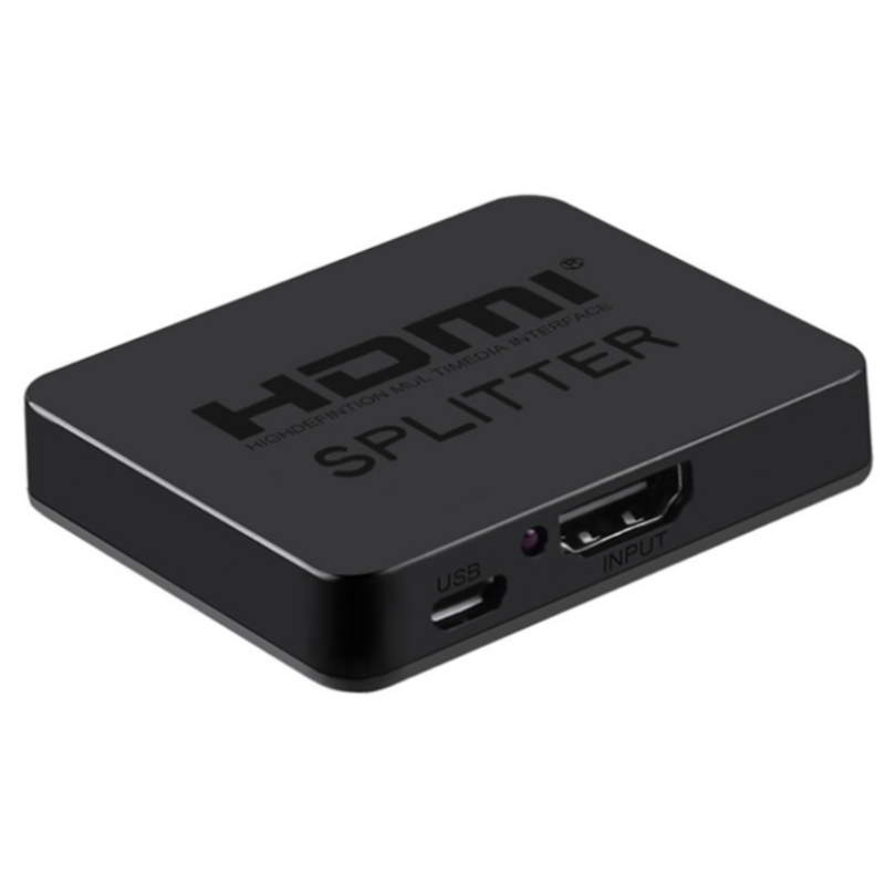 企购优品 HDMI一分二4K*2K分配器高清视频分频器1分2hdmi一进二出