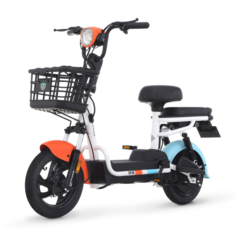 绿源电动车48v12a新国标电动自行车通勤代步买菜带娃电瓶车小果粒