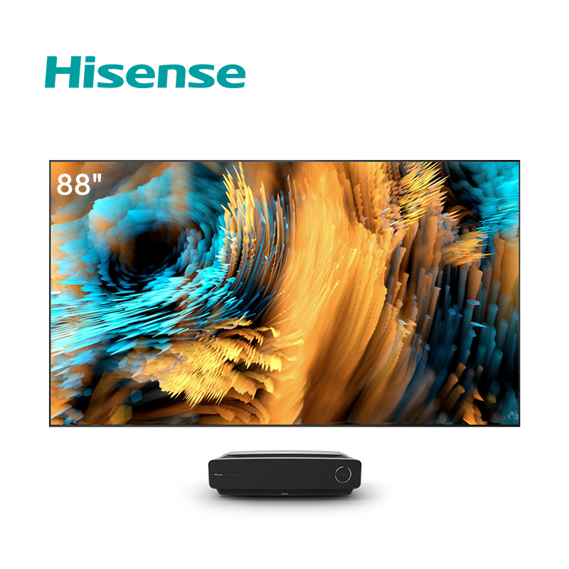 海信hisense激光电视88l5v88英寸4k超高清全屏幕声场抗光大屏巨幕ai