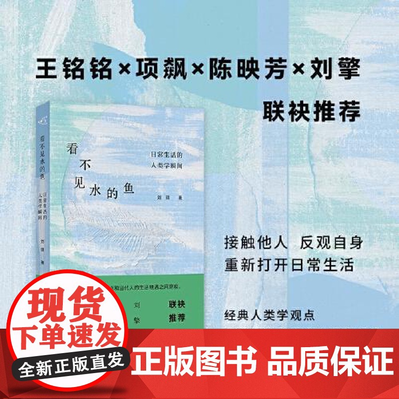 看不见水的鱼:日常生活的人类学瞬间 上海文艺出版社高清大图