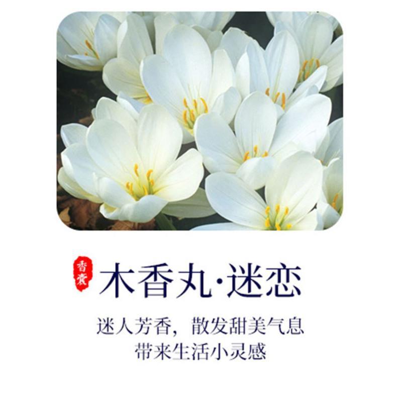古风随身香囊球木香丸熏香香球吊坠随身佩戴香丸驱蚊挂件随身薰香 迷恋[4颗] 木香丸