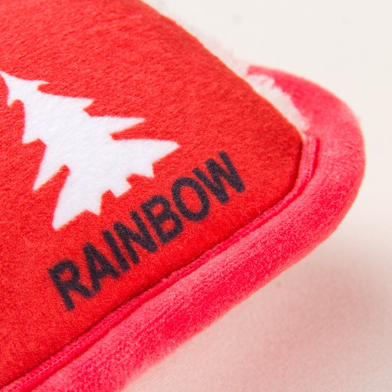 彩虹(RAINBOW)电热暖手宝 暖水袋热水袋充电防爆绒布取暖暖手袋TB24-18XH 官方旗舰店