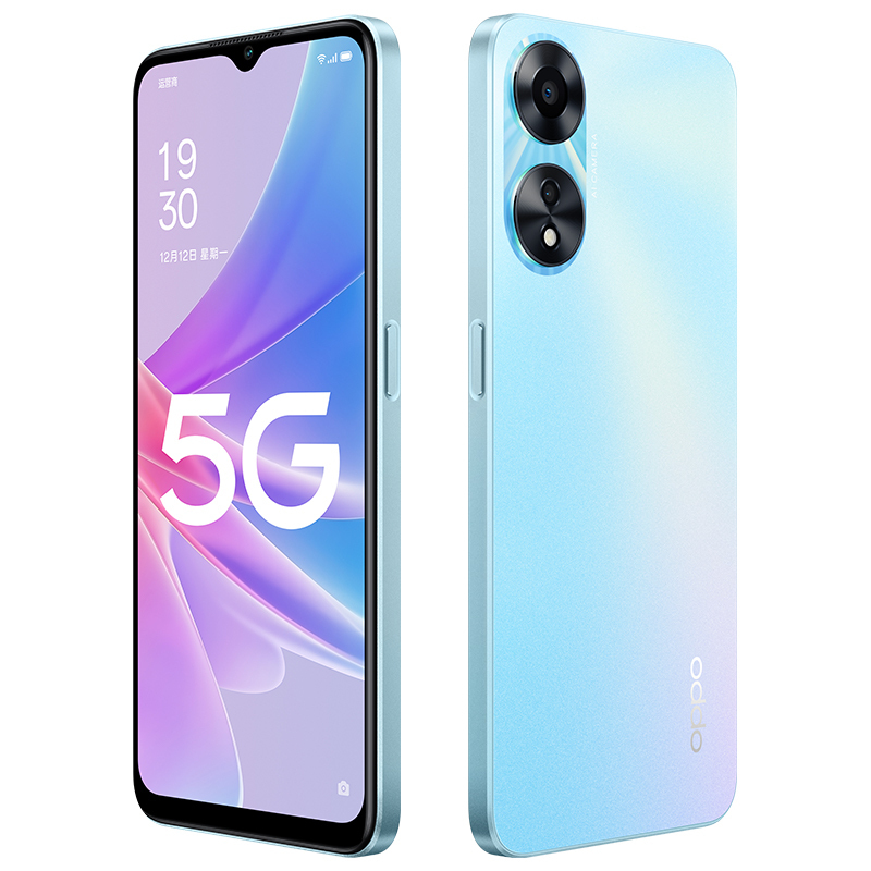 OPPO A58x 静海蓝 6+128G 5G数字移动电话机 全网通版