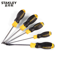 史丹利STANLEY 胶柄一字螺丝批5x75mm 家用螺丝刀 笔记本 起子 改锥 60-821-23 可定制