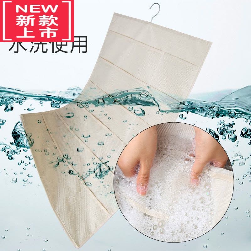 可莉允内衣收纳整理挂袋双面悬挂的内裤袜子文胸收纳袋器防尘宿舍家用图片