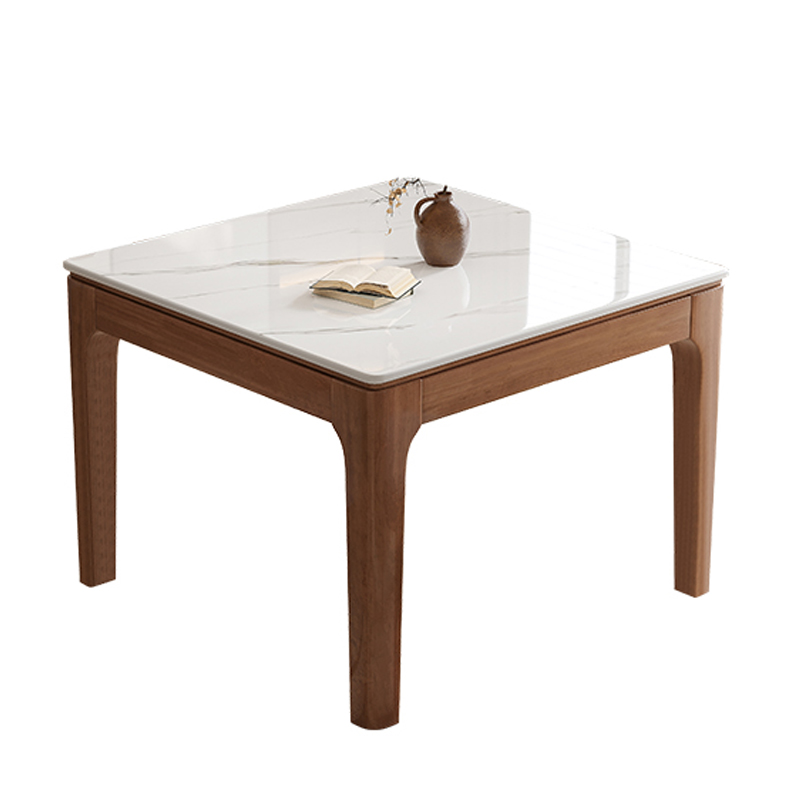 桃锦堂岩板方餐桌高清大图