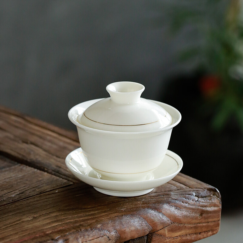 苏氏陶瓷(SUSHI CERAMICS) J0260 茶具组礼盒 (一盖碗一茶海一茶漏六茶杯) 九件套 (单位:套)高清大图