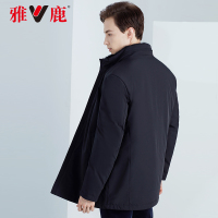 雅鹿羽绒服男短款冬季2019新款男士商务休闲保暖修身上衣潮y
