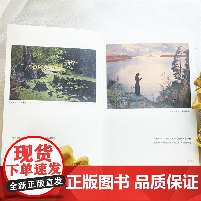 金蔷薇 世界散文大师帕乌斯托夫斯基创作札记18幅文学素描献给人性与自然之美的交响诗6幅油画高清彩印精装版外国散文随笔集译高清大图