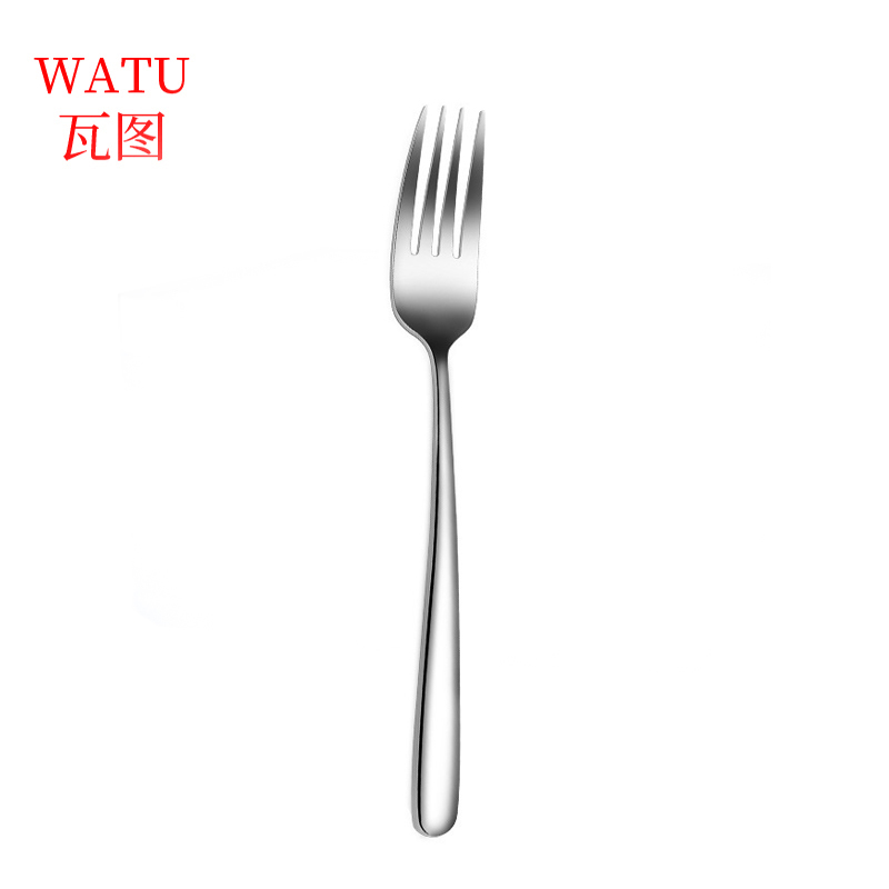 瓦图 304不锈钢叉子 18.5*2.3cm 5个装/套高清大图