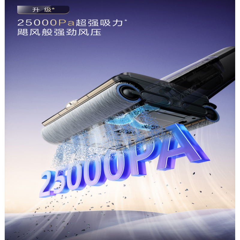 海尔[S360]AI直驱双擎洗地 悬浮双刷 3D泡沫洗 可水洗电机 0缠毛洗擦一体洗地机高清大图