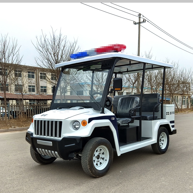 德武军恒电动观光车两排五座悍马巡逻车