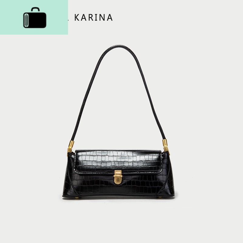 复古腋下包法棍中古包包女2020新款潮洋气小众设计单肩手提包NEWLAKE高清大图