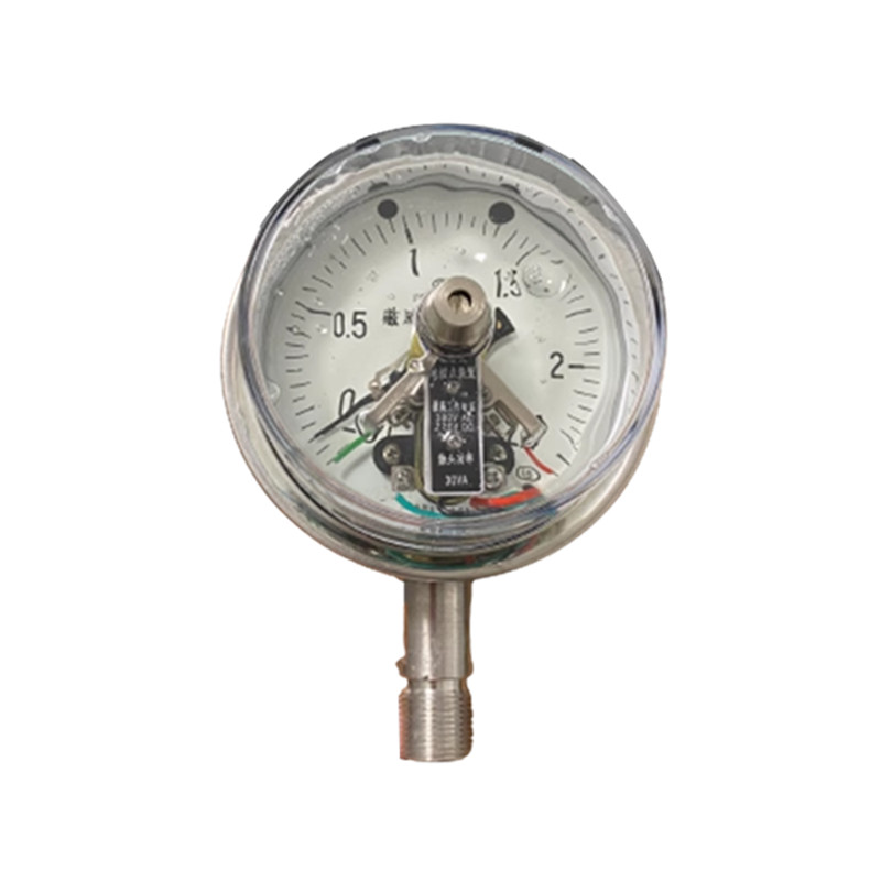 上自仪电接点压力表YXC-100 接口M20×1.5 量程0-1.0Mpa 带三色环
